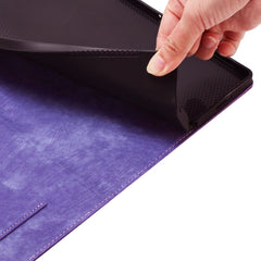 Funda para tableta de cuero con estampado de...