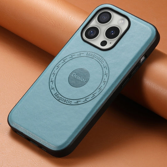 Funda para teléfono MagSafe de cuero con tex...