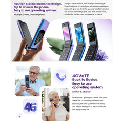 Teléfono plegable HAMTOD T8 4G, 2,8 pulgadas...