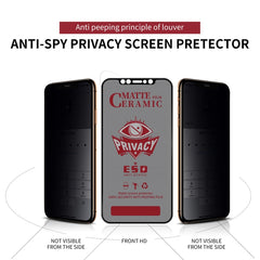 Película cerámica de privacidad esmerilada d...