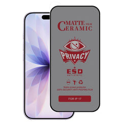 Película cerámica de privacidad esmerilada d...