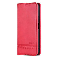 AZNS Funda de teléfono de cuero con tapa mag...