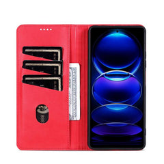 AZNS Funda de teléfono de cuero con tapa mag...