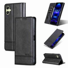 AZNS Funda de teléfono de cuero con tapa mag...