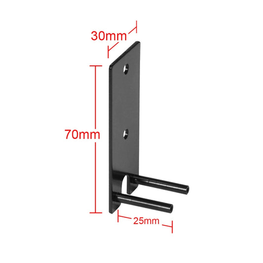Soporte de pared metálico para altavoz envol...