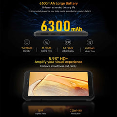 Oukitel WP32, IP68/IP69K, 5.93 pulgadas Andr...