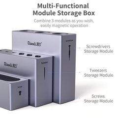 Caja de almacenamiento modular de aleación de aluminio QianLi iCube