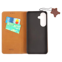 GEBEI Funda para teléfono de cuero con tapa ...