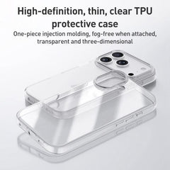Funda para teléfono ZGA Clear TPU a prueba d...