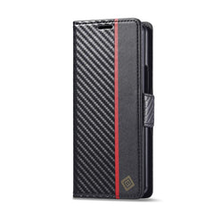 LC.IMEEKE Funda para teléfono de cuero y fib...