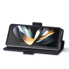 LC.IMEEKE Funda para teléfono de cuero y fib...