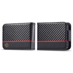 LC.IMEEKE Funda para teléfono de cuero y fib...