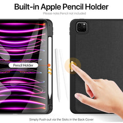 Funda para tableta de cuero magnético con te...