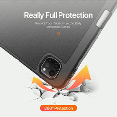 Funda para tableta de cuero magnético con te...