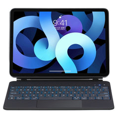 Funda de cuero con teclado Bluetooth y panel...