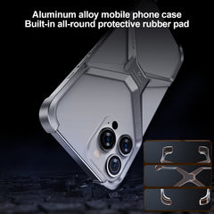Caja de teléfono de metal en forma de X sin ...