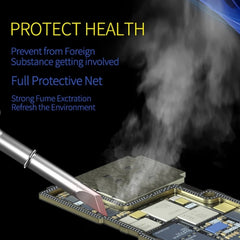 Instrumento que fuma del humo del microscopio del flujo de viento mecánico