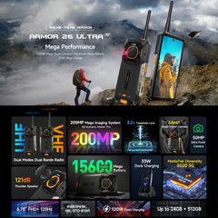 Ulefone Armor 26 Ultra Walkie-Talkie Versión...