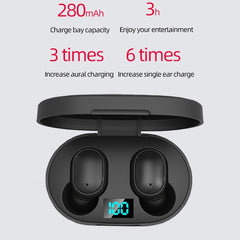 Auricular Bluetooth inalámbrico TWS con pant...