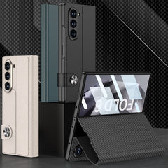 Funda de teléfono de cuero con tapa integrad...