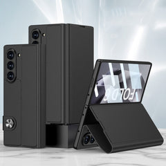 Funda de teléfono de cuero con tapa integrad...