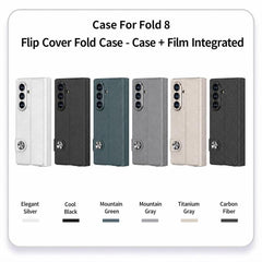 Funda de teléfono de cuero con tapa integrad...