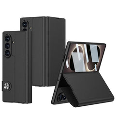 Funda de teléfono de cuero con tapa integrad...