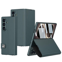 Funda de teléfono de cuero con tapa integrad...