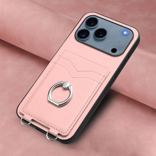 Funda para teléfono con tarjetero y anillo R...