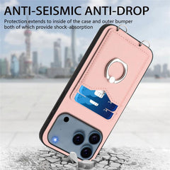 Funda para teléfono con tarjetero y anillo R...