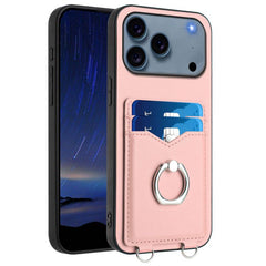 Funda para teléfono con tarjetero y anillo R...