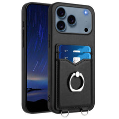 Funda para teléfono con tarjetero y anillo R...