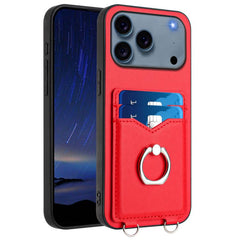 Funda para teléfono con tarjetero y anillo R...
