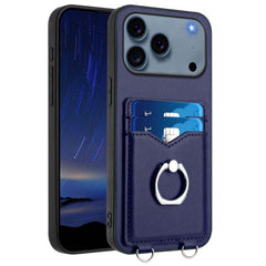 Funda para teléfono con tarjetero y anillo R...