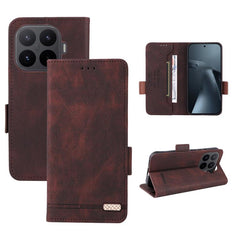 Funda de teléfono de cuero con cierre magnét...