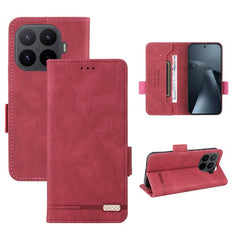 Funda de teléfono de cuero con cierre magnét...