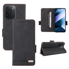 Funda de teléfono de cuero con cierre magnét...
