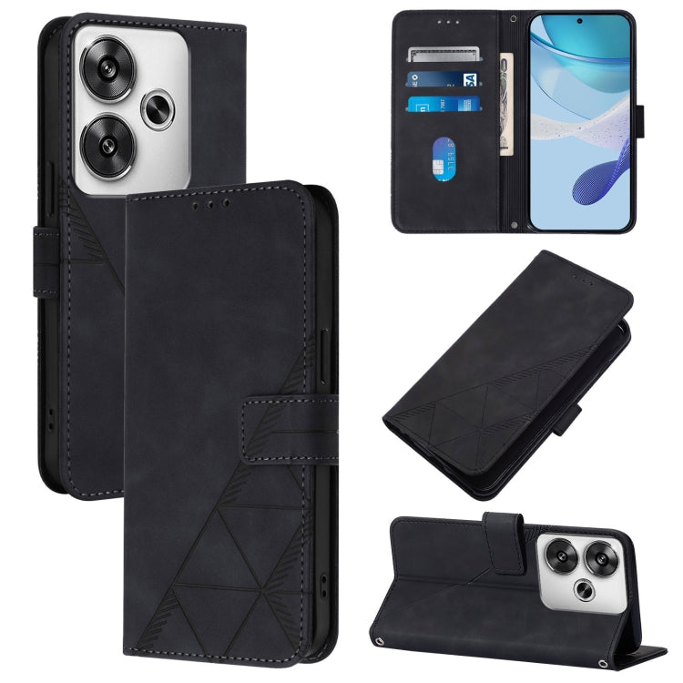 Funda para teléfono de cuero con tapa en rel...
