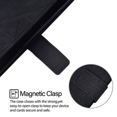 Funda para teléfono de cuero con tapa en rel...