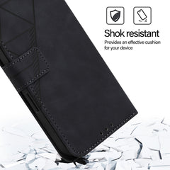 Funda para teléfono de cuero con tapa en rel...