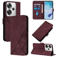 Funda para teléfono de cuero con tapa en rel...