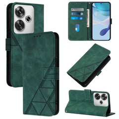 Funda para teléfono de cuero con tapa en rel...
