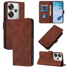 Funda para teléfono de cuero con tapa en rel...
