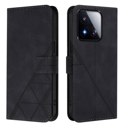 Funda para teléfono de cuero con tapa en rel...