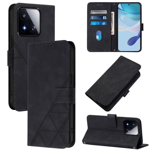 Funda para teléfono de cuero con tapa en rel...