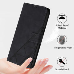 Funda para teléfono de cuero con tapa en rel...