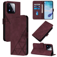 Funda para teléfono de cuero con tapa en rel...