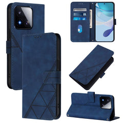 Funda para teléfono de cuero con tapa en rel...