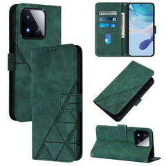 Funda para teléfono de cuero con tapa en rel...