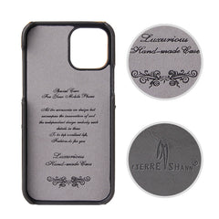 Funda de cuero PU con textura de cera de ace...